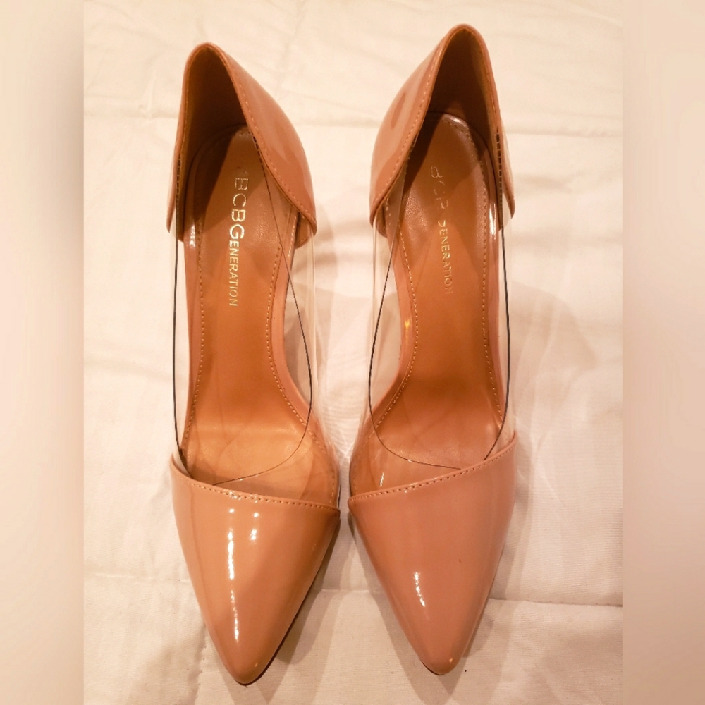 BCBGeneration Beige Pumps, Size 7